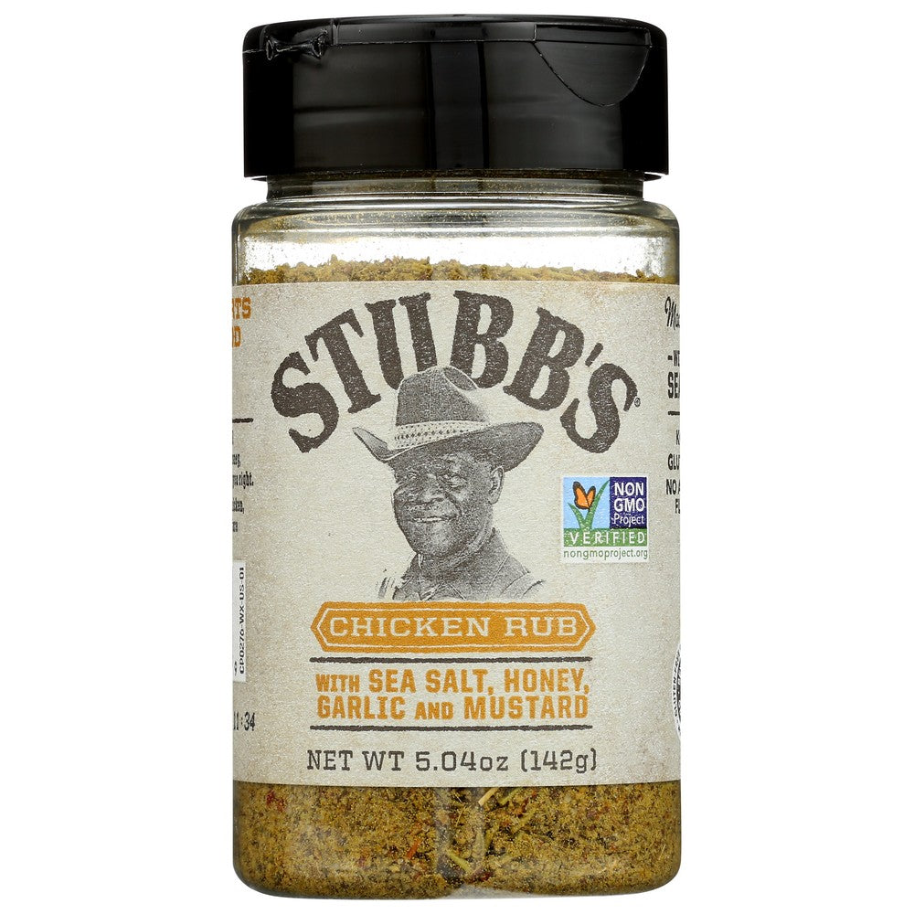 Stubbs ,  Rub Chicken 5.04 Ounce,  Case of 6