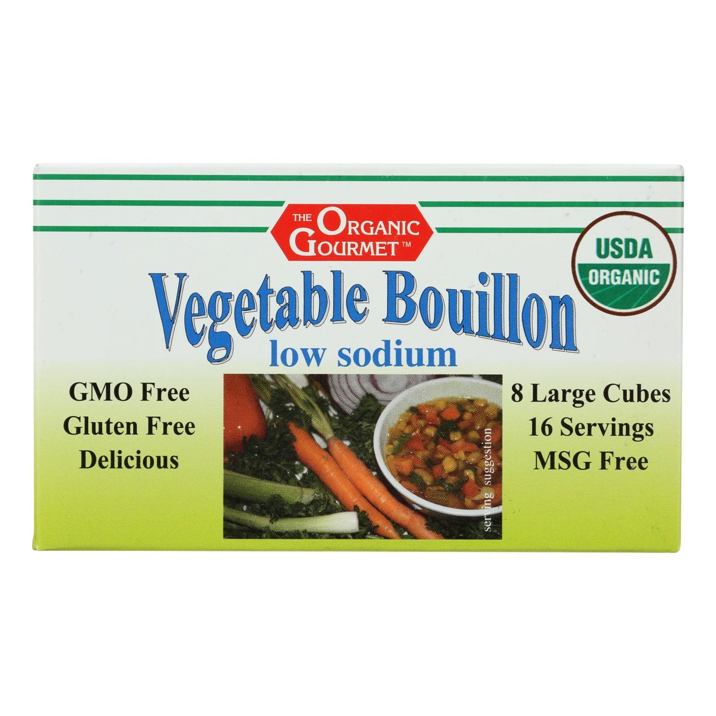 Organic Gourmet Delicious Vegetable Bouillon - Case of 12 - 2.54 Ounce