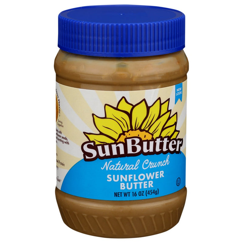 Sunbutter Natural Nut Butter Sunflwr Crnchy - 16 Ounce, Case of 6