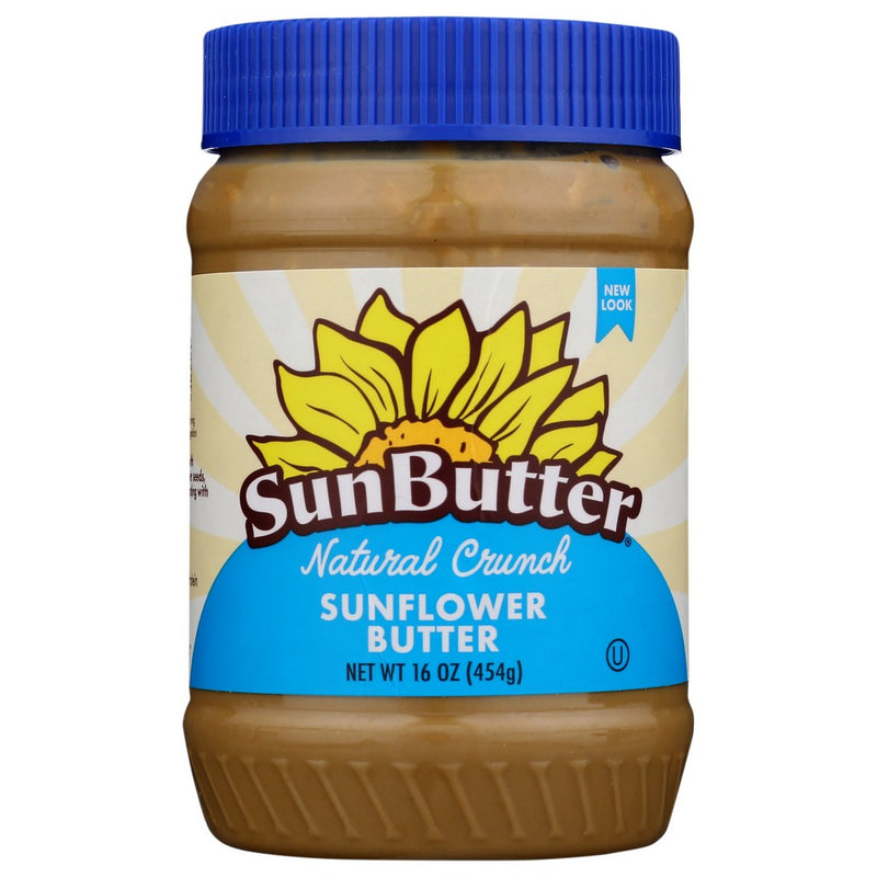 Sunbutter Natural Nut Butter Sunflwr Crnchy - 16 Ounce, Case of 6