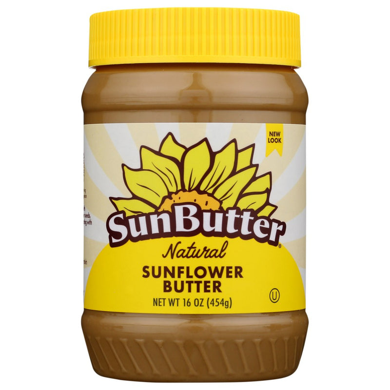 Sunbutter Natural Nut Butter Sunflwr Natural - 16 Ounce, Case of 6