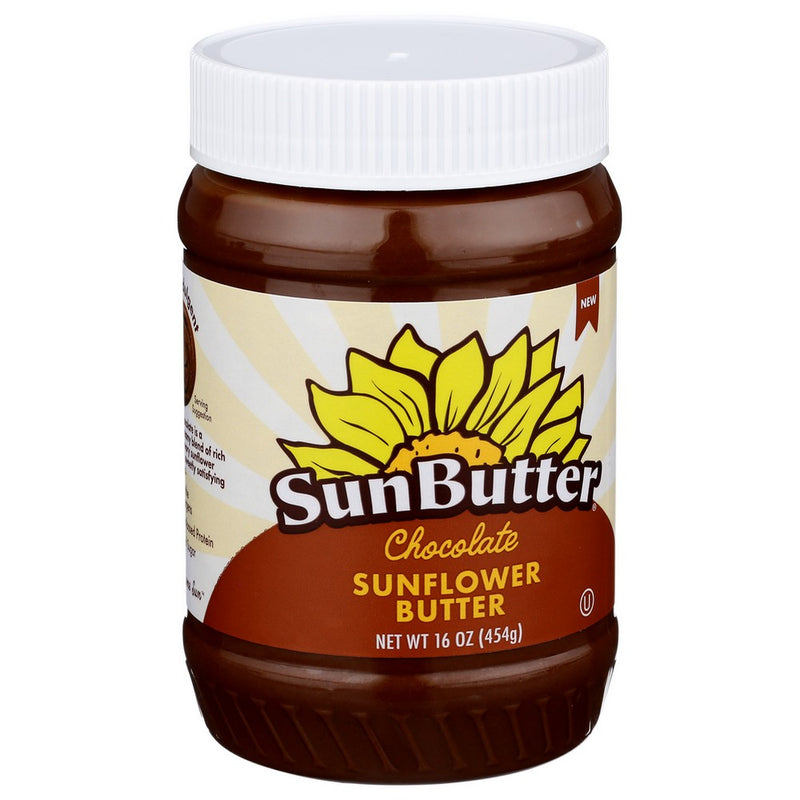 Sunbutter Natural Butter Chocolate - 16 Ounce, Case of 6