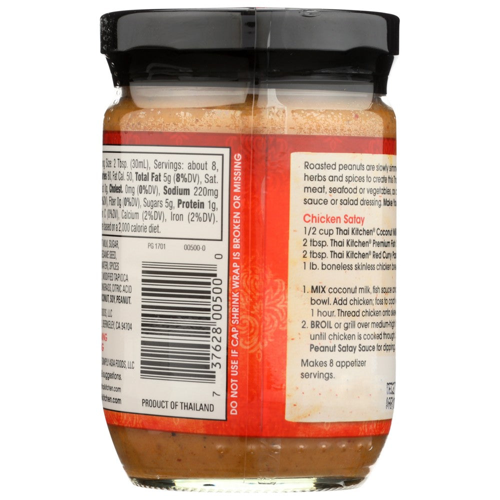 Thai Kitchen Sauce Peanut Satay - 8 Ounce,  Case of 6