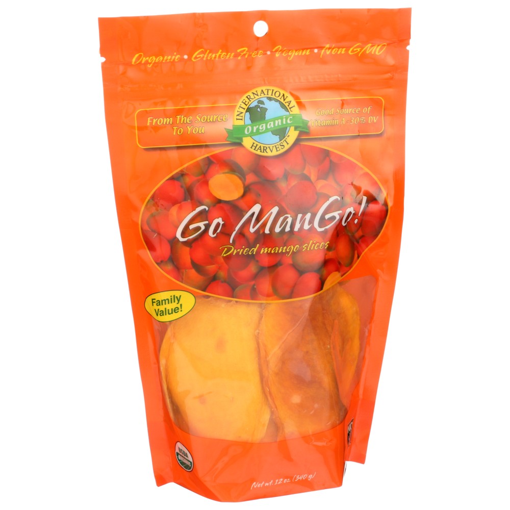 International Harvest Mango Organic Go - 12 Ounce, Case of 5