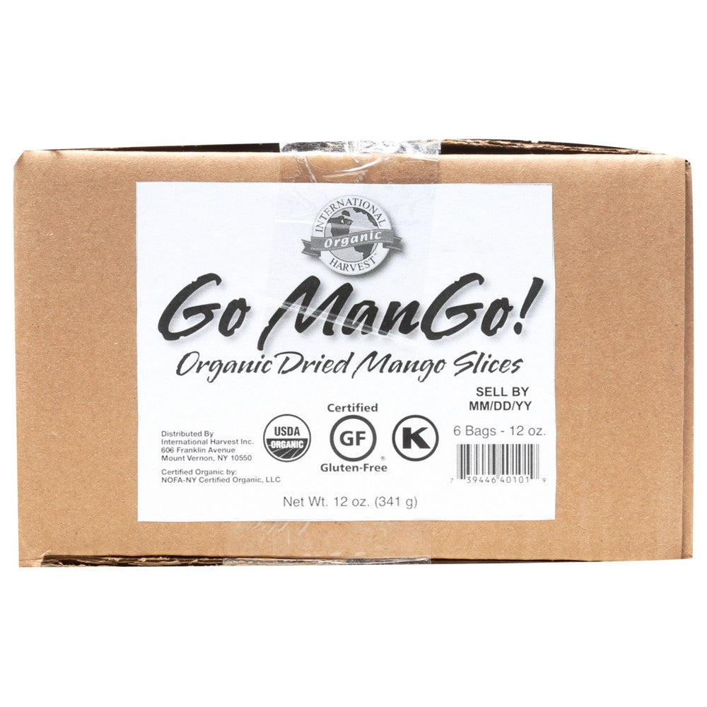 International Harvest Mango Organic Go - 12 Ounce, Case of 5