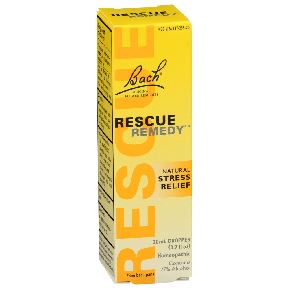 Bach® Bf01392, Bach Natural Stress Relief Rescue Remedy Drops, 20 Ml. Bottle,  Case of 1