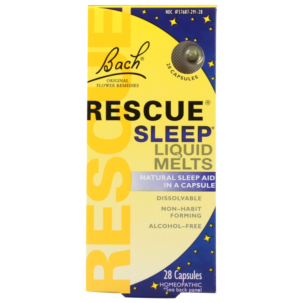 Bach® Bf01528, Bach Rescue Sleep Liquid Melts, 28 Capsules,  Case of 1