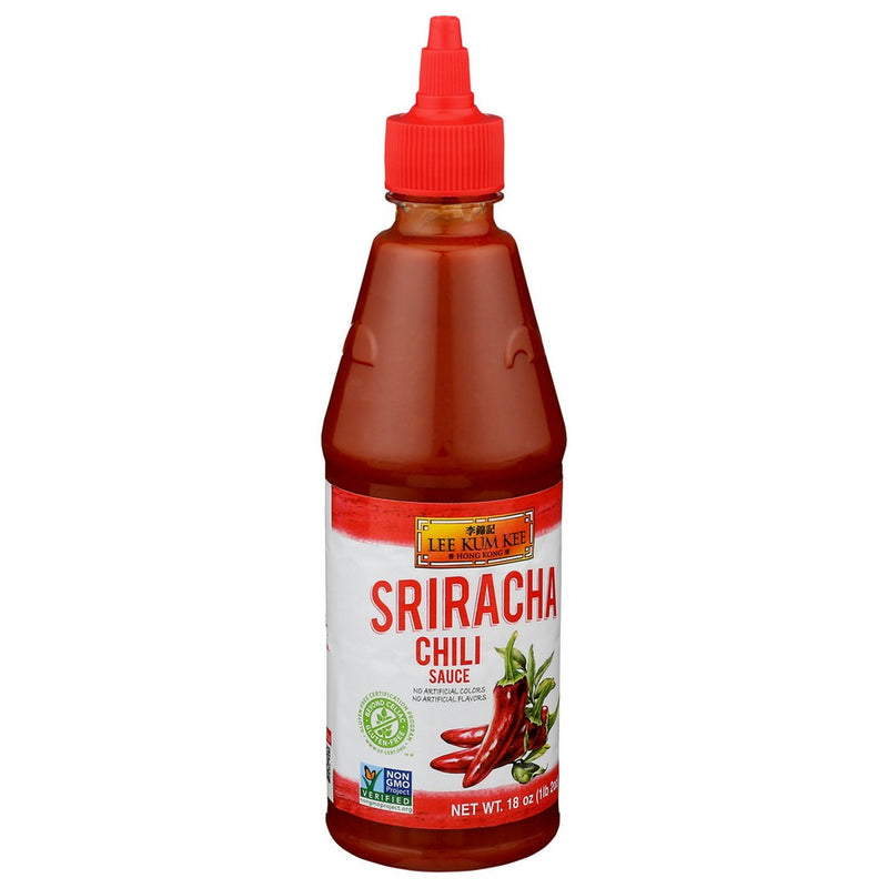 Lee Kum Kee 1800570018, Lee Kum Kee Sriracha Chili Sauce, 18 Oz.,  Case of 12