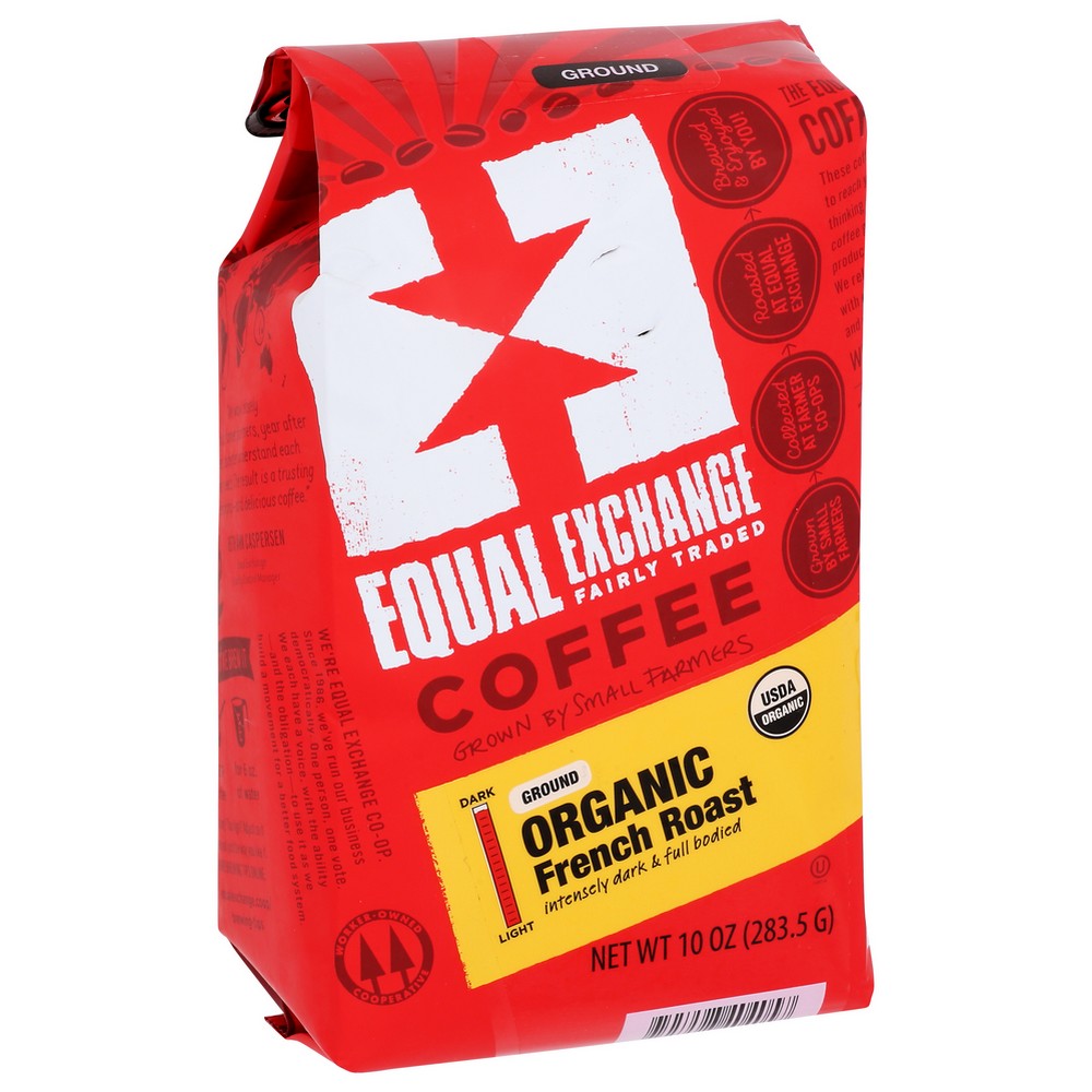 Equal Exchange 17002, French Roast Ground Organic. French Roast Ground 10 Ounce,  Case of 6