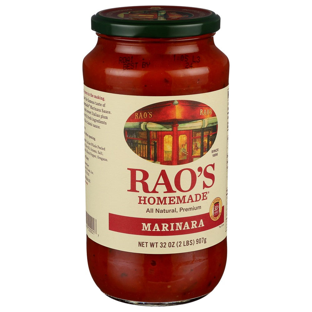 Raos Sauce Marinara Hmmade - 32 Ounce,  Case of 6