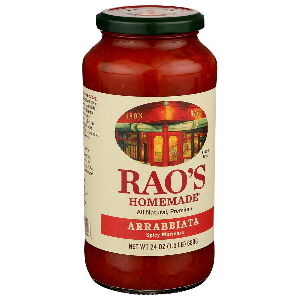 Raos Sauce Arrabbiatta - 24 Ounce,  Case of 6