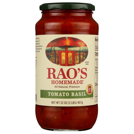 Rao's Homemade® 03-00123,  Tomato Basil Sauce  32 Oz 32 Ounce,  Case of 6