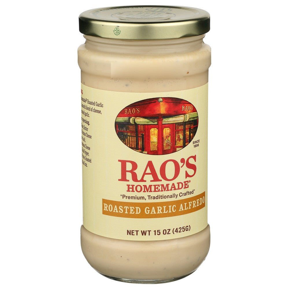 Rao's 03-00015, Garlic Alfredo Sauce Roasted Garlic 15 Oz 15 Ounce,  Case of 6