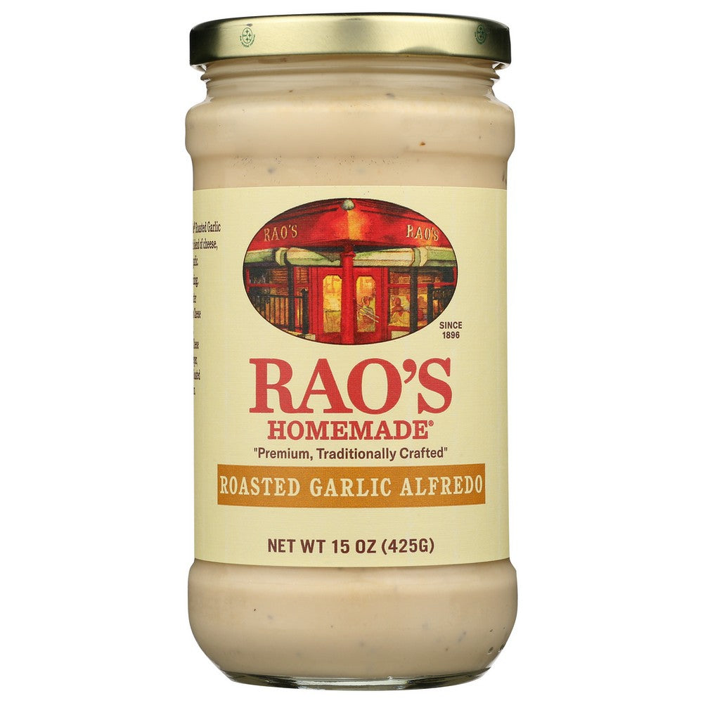 Rao's 03-00015, Garlic Alfredo Sauce Roasted Garlic 15 Oz 15 Ounce,  Case of 6