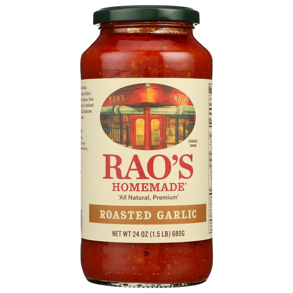 Rao's Homemade® 03-00055,  Roasted Garlic Sauce   24 Oz 24 Ounce,  Case of 6