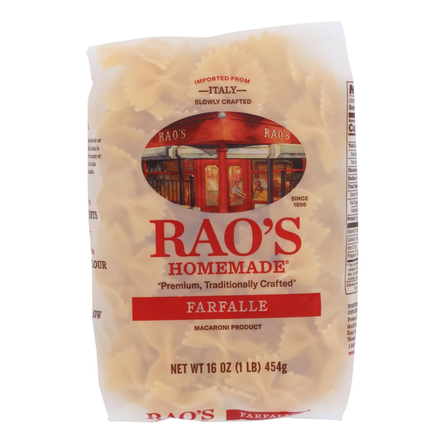 Rao's - Pasta Farfalle - Case of 6-16 Ounce