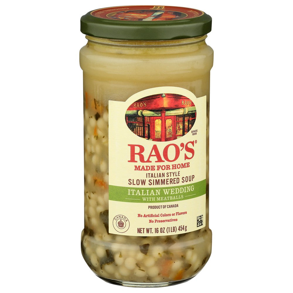 Rao's Homemade® 03-00100, Italian Wedding Italian Wedding Soup, 16Oz 16 Ounce,  Case of 6