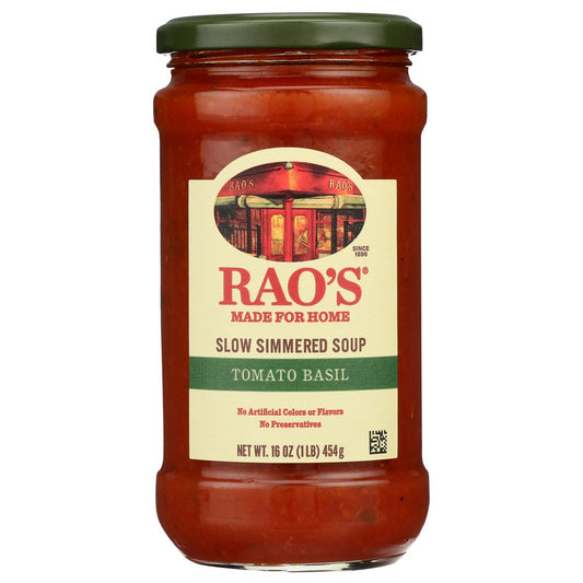 Rao's 03-00102, Tomato Basil Tomato Basil Soup 16 Ounce,  Case of 6