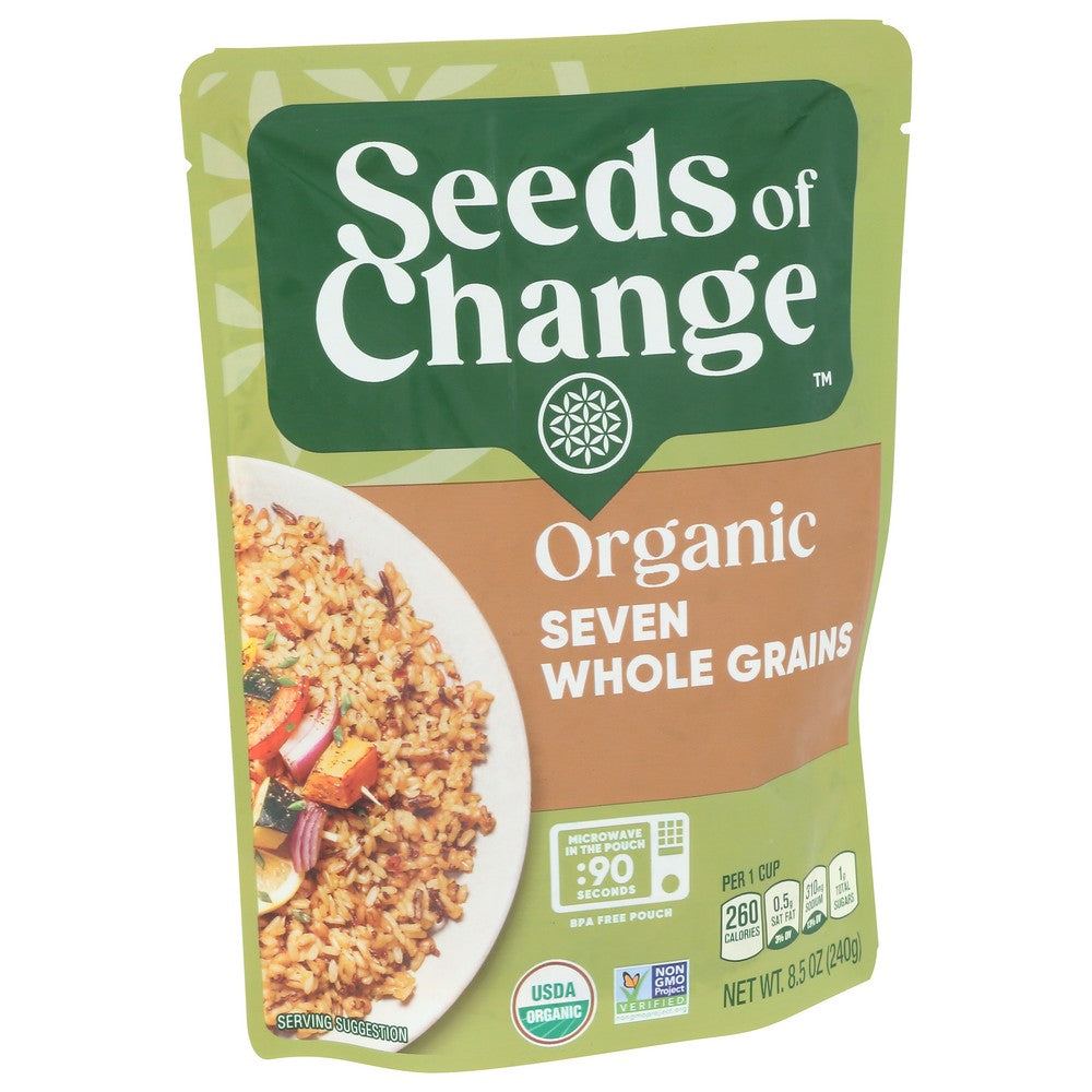 Seeds Of Change N2881300, Seeds Of Change Organicanic Rice Blend, Seven Whole Grains, 8.5 Oz.,  Case of 12