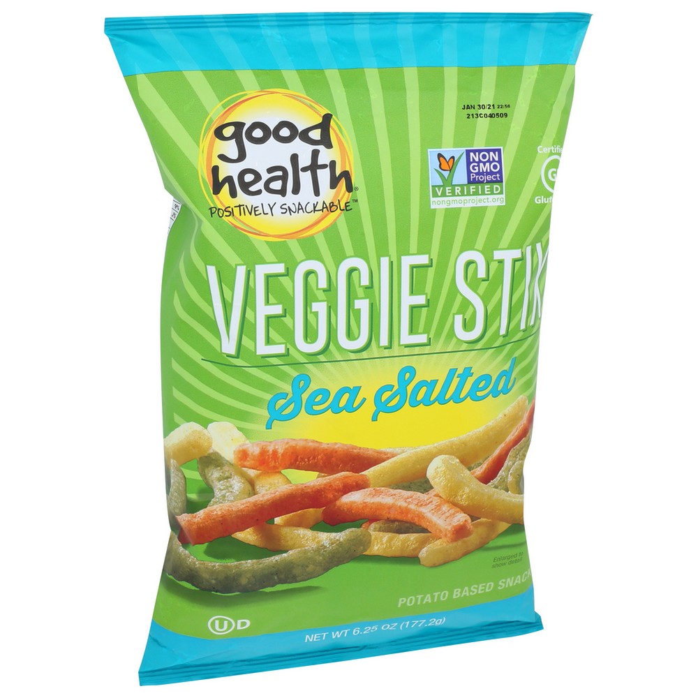 Good Health® 05511, Good Health Sea Salt Veggie Stix, 6.75 Oz., Case o ...