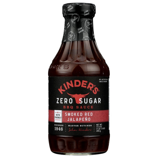 Kinder's 68003, Zero Sugar Smoked Red Jalapeno Kinder's Zero Sugar Smoked Red Jalapeno 17.5 Ounce,  Case of 6