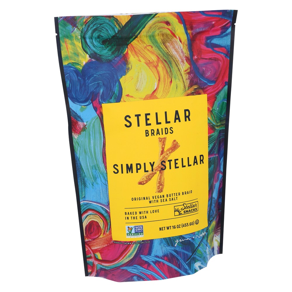 Stellar Braids ,  Pretzel Braids Smply Stlr 16 Ounce,  Case of 12