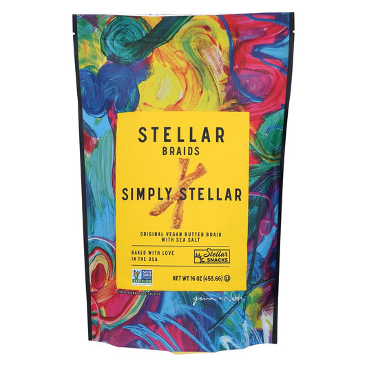 Stellar Braids ,  Pretzel Braids Smply Stlr 16 Ounce,  Case of 12