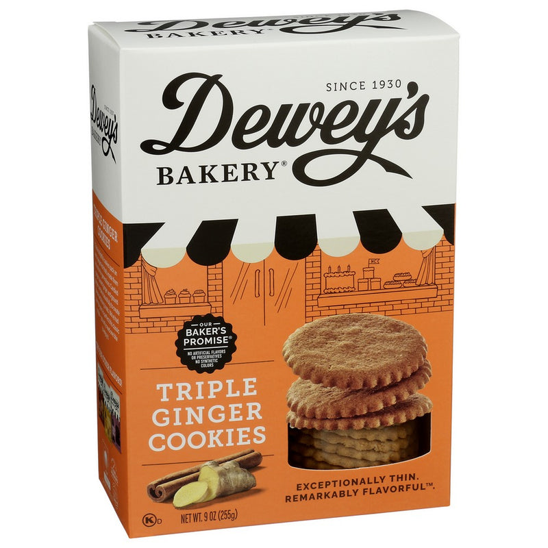 Deweys Cookie Moravn Trple Gingr - 9 Ounce, Case of 6