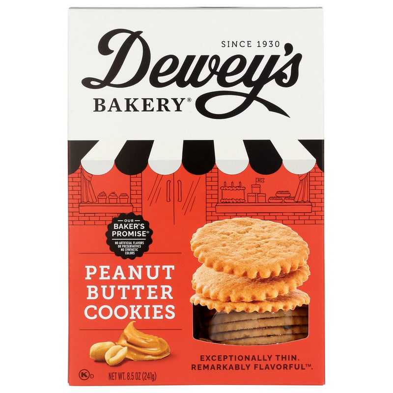 Deweys Cookie Moravn Peanut Butter - 9 Ounce, Case of 6