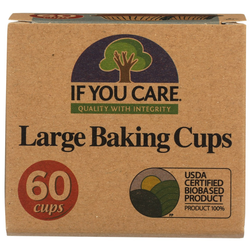 If You Care® J25010, If You Care Large Baking Cups, 60 Cups,  Case of 24