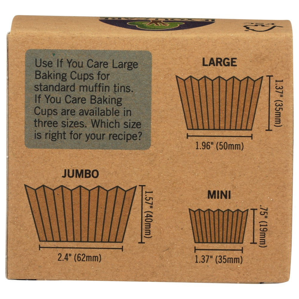 If You Care® J25010, If You Care Large Baking Cups, 60 Cups,  Case of 24