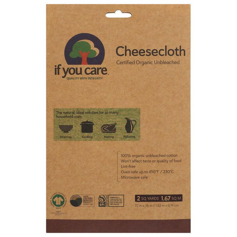 If You Care Cheesecloth Unblchd 2sq Yd - 1 Piece, Case of 24