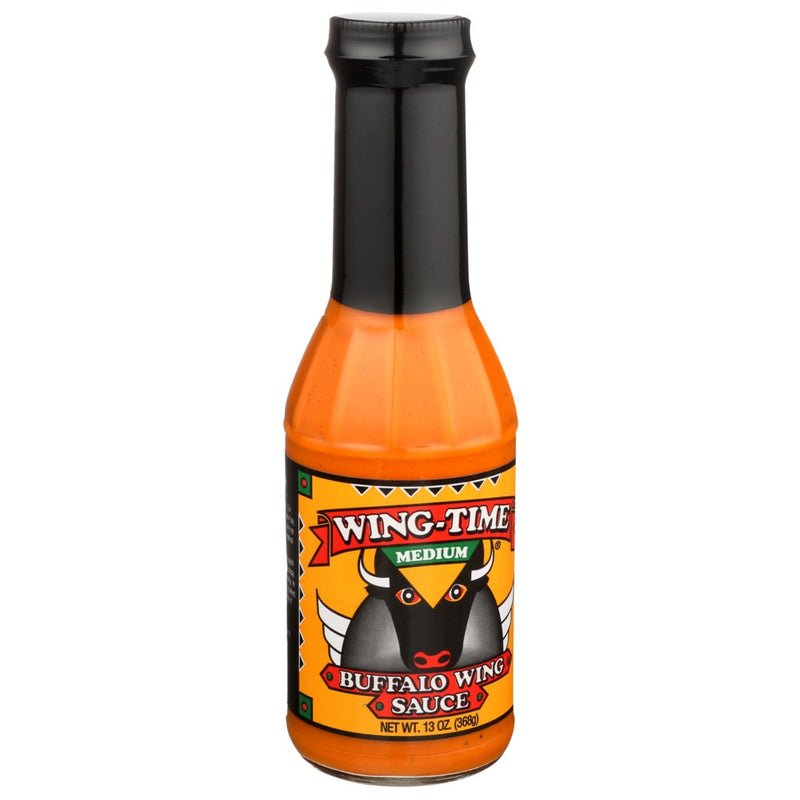 Wing-Time® 33007, Wing-Time Medium Buffalo Wing Sauce, 13 Oz.,  Case of 6