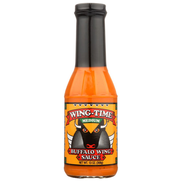 Wing-Time® 33007, Wing-Time Medium Buffalo Wing Sauce, 13 Oz.,  Case of 6