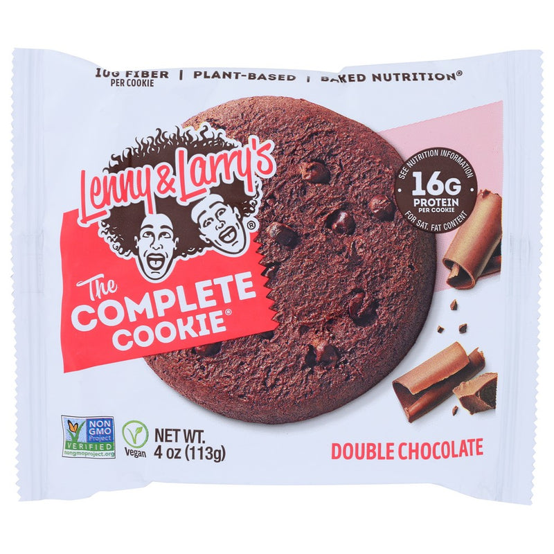 Lenny & Larrys Cookie Dbl Chocolate Comp - 4 Ounce, Case of 12