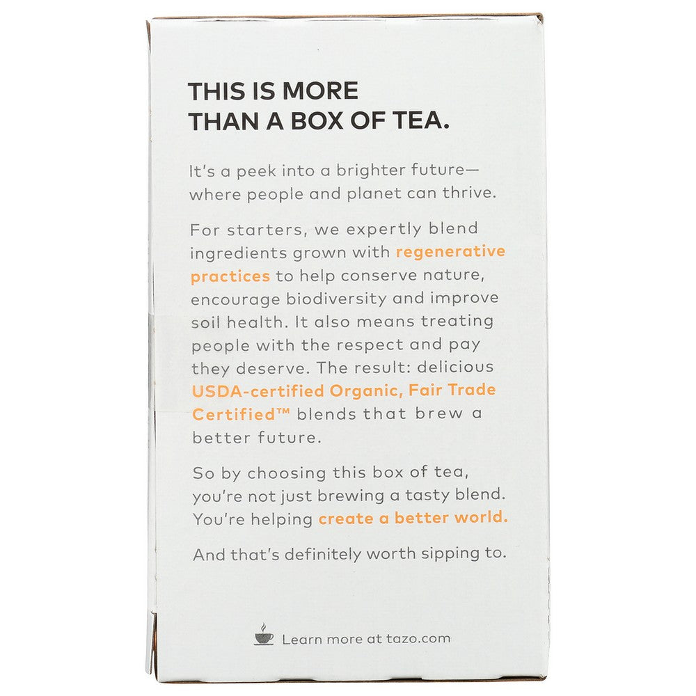 Tazo 68782251,  Tazo Tea Organicanic Chai 16Ct 1.5 Ounce,  Case of 6