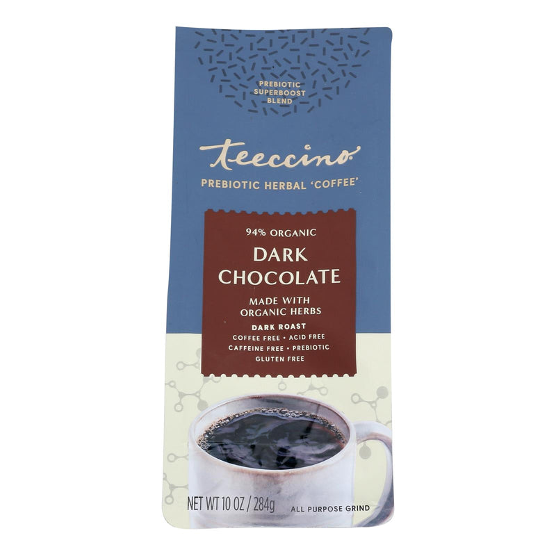 Teeccino - Coffee Dark Chocolate Prebio - Case of 6-10 Ounce