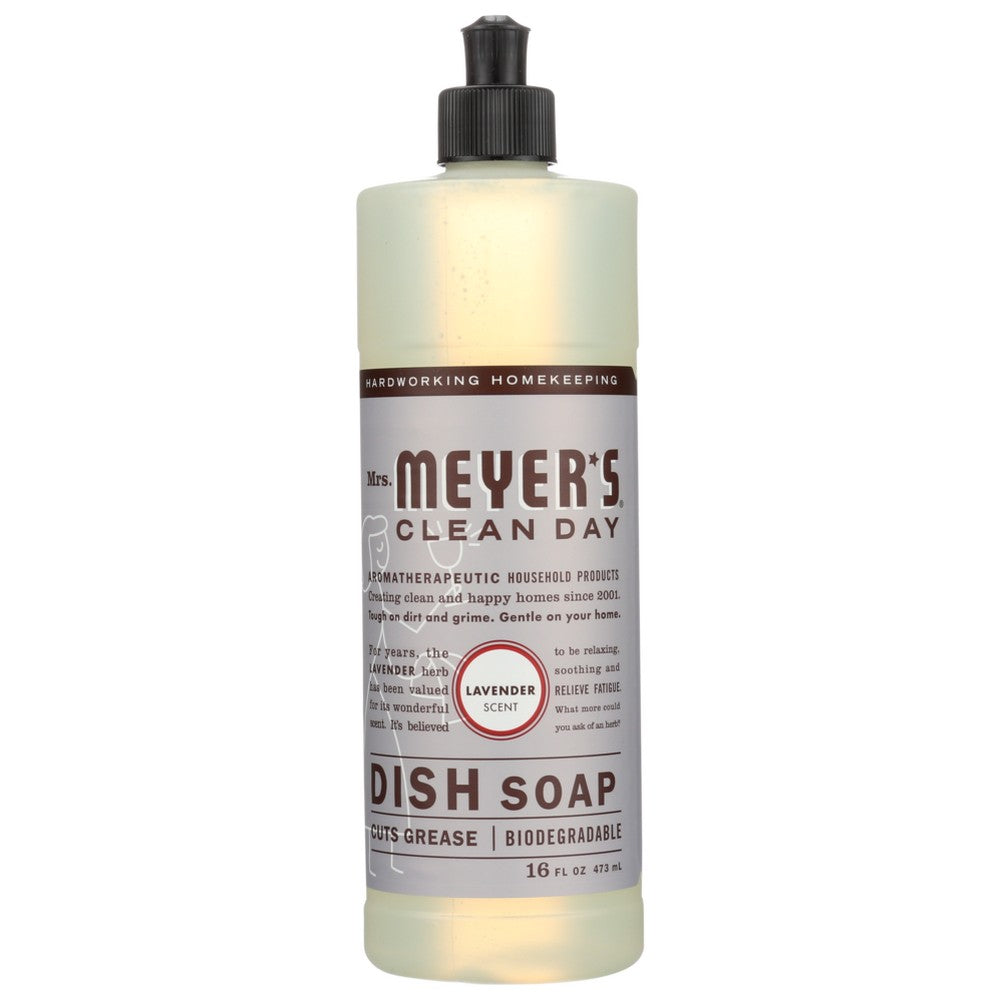 Mrs. Meyer's Clean Day® 650391, Mrs. Meyer's Clean Day Lavender Dish Soap, 16 Oz.,  Case of 6