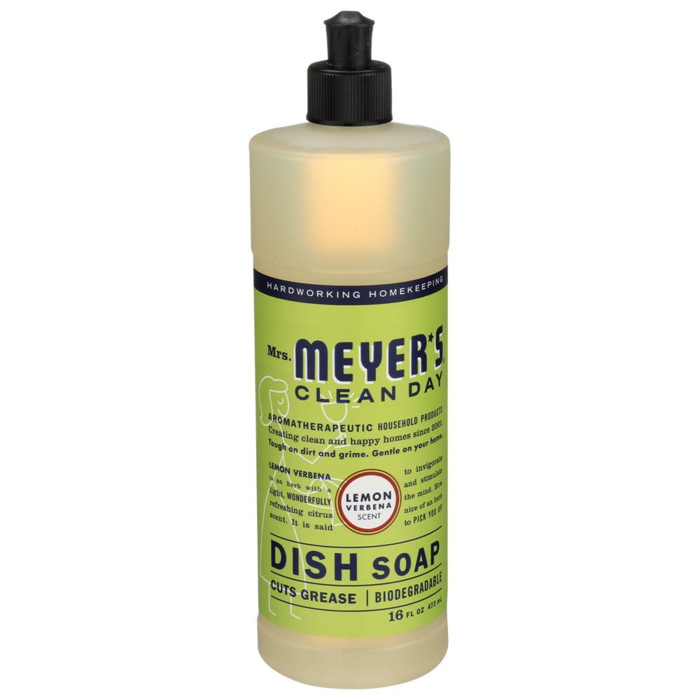 Mrs. Meyer's Clean Day® 650393, Mrs. Meyer's Clean Day Lemon Verbena Dish Soap, 16 Oz.,  Case of 6