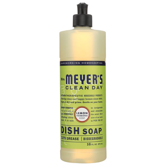 Mrs. Meyer's Clean Day® 650393, Mrs. Meyer's Clean Day Lemon Verbena Dish Soap, 16 Oz.,  Case of 6