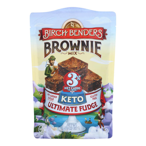 Birch Benders - Brownie Mix Ultimate Fudge Keto - Case of 6-10.8 Ounce