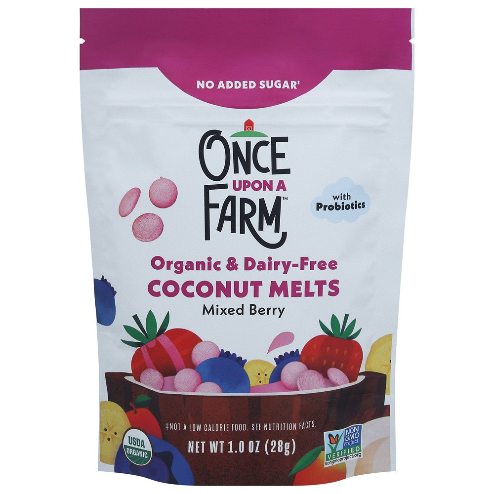 Once Upon A Farm - Cnut Melts Og2 Mxd Berry - Case of 8-1 OZ