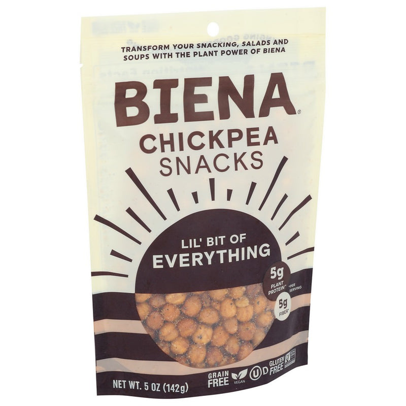 Biena Chickpea Lil Bit Evrythin - 5 Ounce, Case of 8