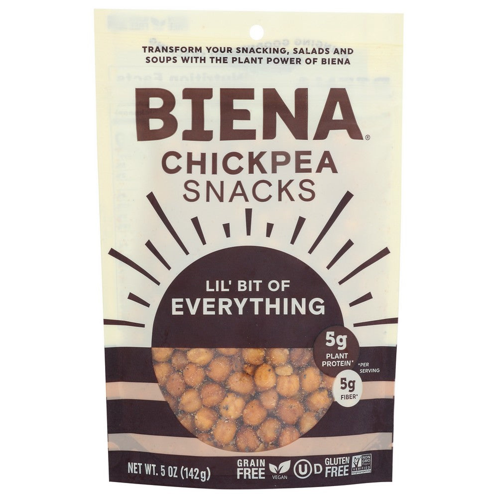 Biena Fglboe0500-8,  5Oz. Lil' Bit Of Everything Roasted Chickpea Snacks 5 Ounce,  Case of 8