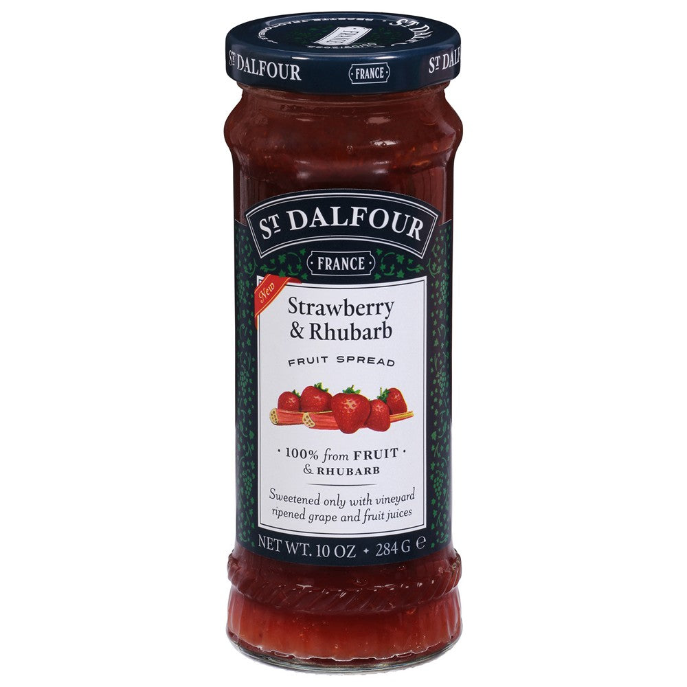 St Dalfour - Fruit Spread Straw&rhbrb - Case of 6-10 OZ