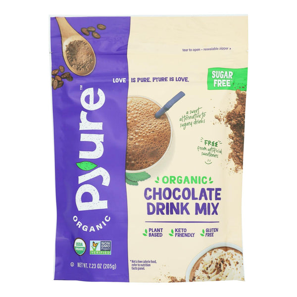 Pyure - Drink Mix Chcolate Sugar Free - Case of 6-7.23 Ounce