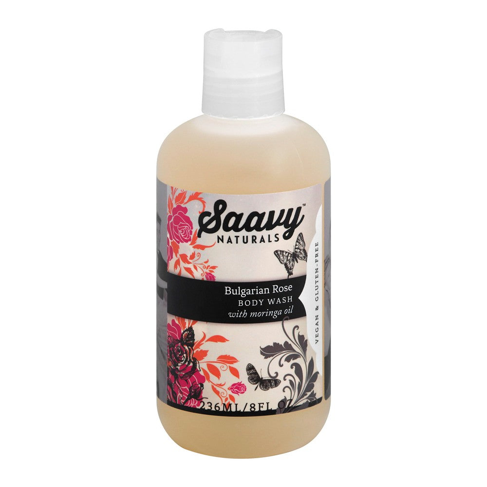 Saavy Naturals - Bdy Wsh Bulgarian Rose - EA of 1-8.5 FZ