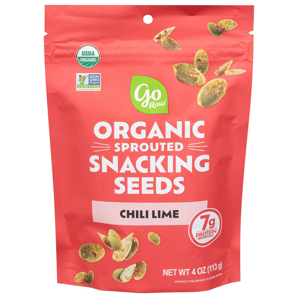 Go Raw - Snack Seed Og2 Chili Lime - Case of 6-4 OZ