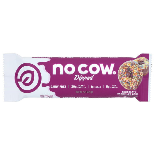 No Cow 50566,  Vegan Protein Bar 2.12 Ounce,  Case of 12