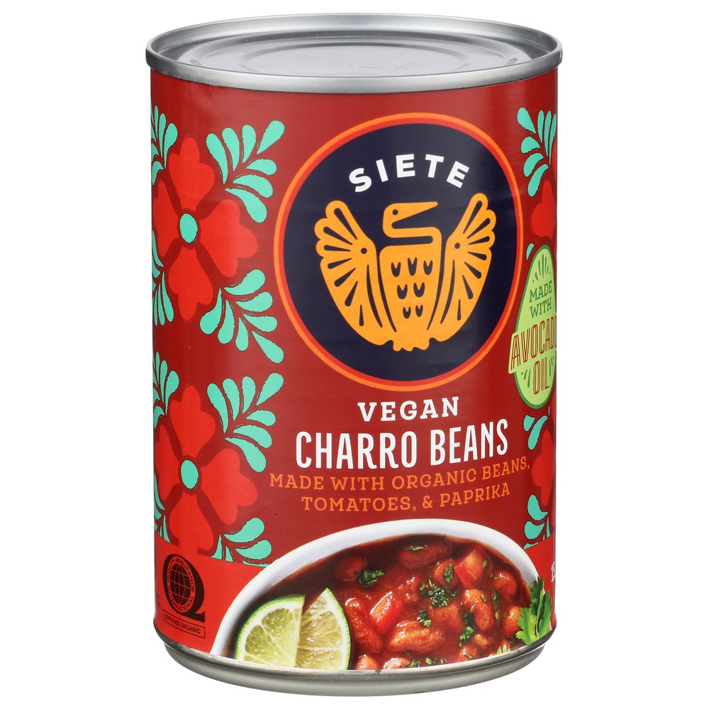 Siete Beans Charro - 16 Ounce,  Case of 12